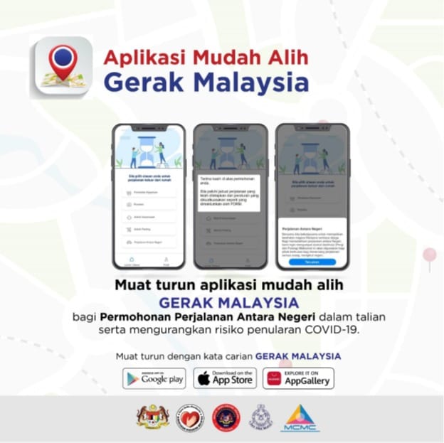 aplikasi gerak malaysia